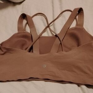 Sports Bra In L, Mauve/Tan